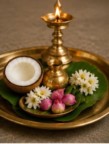 Traditional wedding pooja